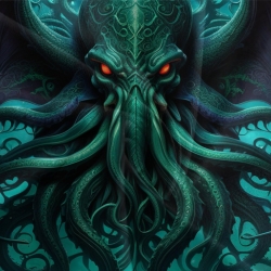 Mythe de l'horreur Cthulhu Housse de Couette Imprimée 3D Douce 3 Pièces Literie Garçons Filles
