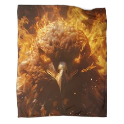 Aigle Plaid en Polaire Imprimé 3D Couverture Douce Confortable pour Canapé Lit Bureau