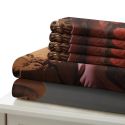 Crâne Housse de Couette Imprimée 3D Douce 3 Pièces Literie Garçons Filles