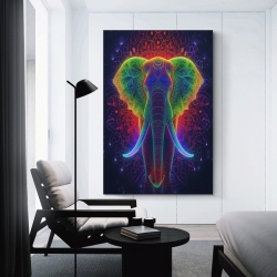 Elefante Pintura en lienzo sin marco, impresiones de pósters arte pared para decoración hogar dormitorio oficina