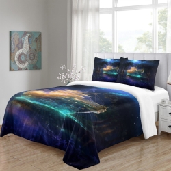 Voilier Housse de Couette Imprimée 3D Douce 3 Pièces Literie Garçons Filles