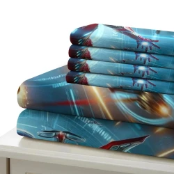 Avengers Iron Man Copripiumino Stampato 3D Morbido 3 Pezzi Biancheria da Letto per Ragazzi Ragazze