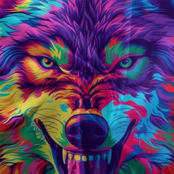 Loup Housse de Couette Imprimée 3D Douce 3 Pièces Literie Garçons Filles
