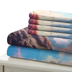 Bouddha Housse de Couette Imprimée 3D Douce 3 Pièces Literie Garçons Filles