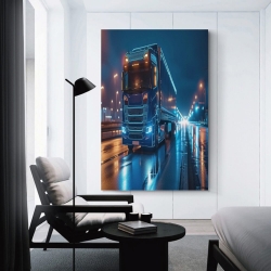 Gros camion Peinture sur toile sans cadre, impressions posters art mural pour déco maison chambre bureau