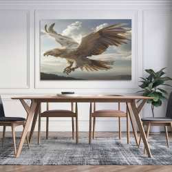 Aigle Peinture sur toile sans cadre, impressions posters art mural pour déco maison chambre bureau