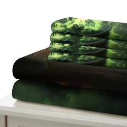 Crâne Housse de Couette Imprimée 3D Douce 3 Pièces Literie Garçons Filles