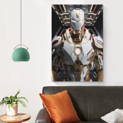 Avengers Iron Man Peinture sur toile sans cadre, impressions posters art mural pour déco maison chambre bureau