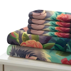 Koala Housse de Couette Imprimée 3D Douce 3 Pièces Literie Garçons Filles