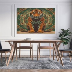 Tigre Peinture sur toile sans cadre, impressions posters art mural pour déco maison chambre bureau