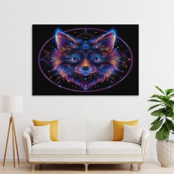 Renard Peinture sur toile sans cadre, impressions posters art mural pour déco maison chambre bureau