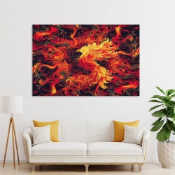 Phénix Peinture sur toile sans cadre, impressions posters art mural pour déco maison chambre bureau