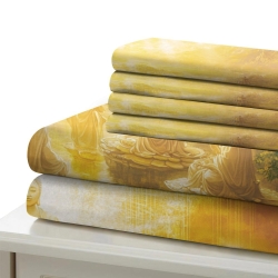 Bouddha Housse de Couette Imprimée 3D Douce 3 Pièces Literie Garçons Filles