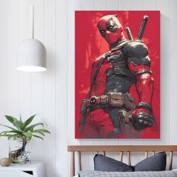 Marvel Deadpool Peinture sur toile sans cadre, impressions posters art mural pour déco maison chambre bureau