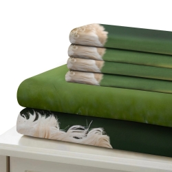 Shih Tzu Housse de Couette Imprimée 3D Douce 3 Pièces Literie Garçons Filles