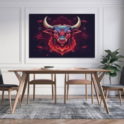 Vache Peinture sur toile sans cadre, impressions posters art mural pour déco maison chambre bureau