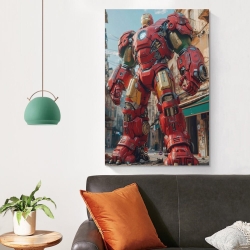 Avengers Iron Man Peinture sur toile sans cadre, impressions posters art mural pour déco maison chambre bureau