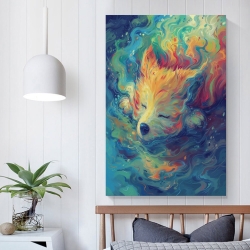 Renard Peinture sur toile sans cadre, impressions posters art mural pour déco maison chambre bureau