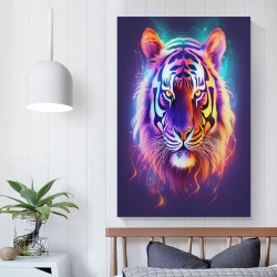 Tigre Peinture sur toile sans cadre, impressions posters art mural pour déco maison chambre bureau