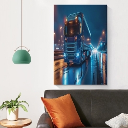 Gros camion Peinture sur toile sans cadre, impressions posters art mural pour déco maison chambre bureau
