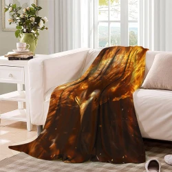 Aigle Plaid en Polaire Imprimé 3D Couverture Douce Confortable pour Canapé Lit Bureau