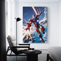 Avengers Iron Man Peinture sur toile sans cadre, impressions posters art mural pour déco maison chambre bureau