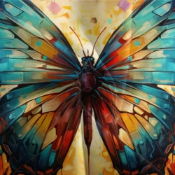 Papillon Housse de Couette Imprimée 3D Douce 3 Pièces Literie Garçons Filles