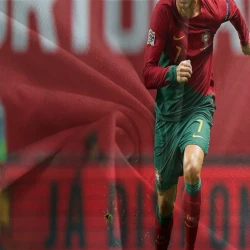 Cristiano Ronaldo Housse de Couette Imprimée 3D Douce 3 Pièces Literie Garçons Filles