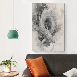Dragon Peinture sur toile sans cadre, impressions posters art mural pour déco maison chambre bureau