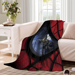 Avengers Spider-Man Plaid en Polaire Imprimé 3D Couverture Douce Confortable pour Canapé Lit Bureau