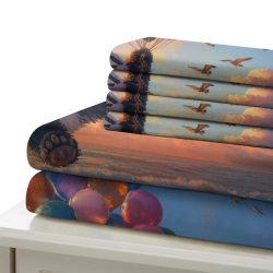 Panda Housse de Couette Imprimée 3D Douce 3 Pièces Literie Garçons Filles