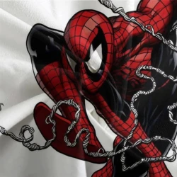 Avengers Spider Man Housse de Couette Imprimée 3D Douce 3 Pièces Literie Garçons Filles