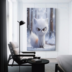 Renard Peinture sur toile sans cadre, impressions posters art mural pour déco maison chambre bureau