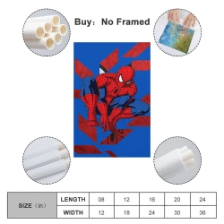 Avengers Spider-Man Peinture sur toile sans cadre, impressions posters art mural pour déco maison chambre bureau