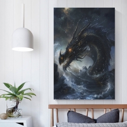 Dragon Peinture sur toile sans cadre, impressions posters art mural pour déco maison chambre bureau