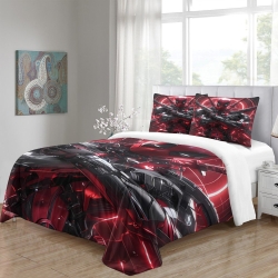 Deadpool Marvel Housse de Couette Imprimée 3D Douce 3 Pièces Literie Garçons Filles