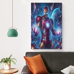 Avengers Iron Man Peinture sur toile sans cadre, impressions posters art mural pour déco maison chambre bureau
