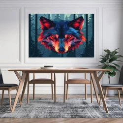 Lupo Pittura su tela senza cornice, stampe di poster arte murale per arredo casa camera ufficio
