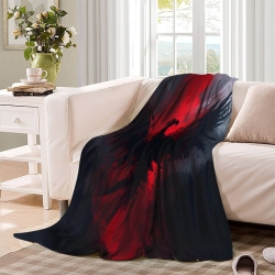 Aquila Coperta in Pile Stampata 3D Morbida e Confortevole per Divano Letto Ufficio