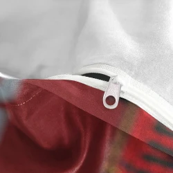 Cristiano Ronaldo Housse de Couette Imprimée 3D Douce 3 Pièces Literie Garçons Filles