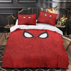 Avengers Spider Man Housse de Couette Imprimée 3D Douce 3 Pièces Literie Garçons Filles