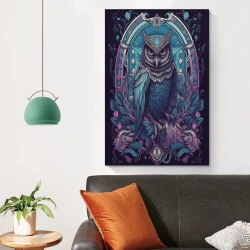 Gufo Pittura su tela senza cornice, stampe di poster arte murale per arredo casa camera ufficio