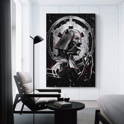 Dark Vador Star Wars Peinture sur toile sans cadre, impressions posters art mural pour déco maison chambre bureau