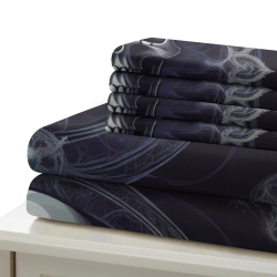 Crâne Housse de Couette Imprimée 3D Douce 3 Pièces Literie Garçons Filles