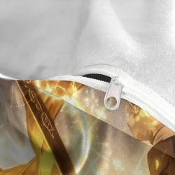 Tueur de démons: Demon Slayer Housse de Couette Imprimée 3D Douce 3 Pièces Literie Garçons Filles