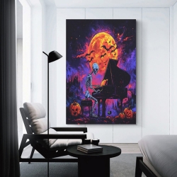 Schädel Unrahmtes Leinwandbild, Wandkunst-Poster-Drucke für Zuhause, Schlafzimmer, Büro Dekoration