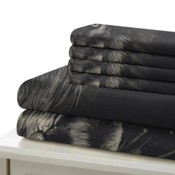 Loup Housse de Couette Imprimée 3D Douce 3 Pièces Literie Garçons Filles