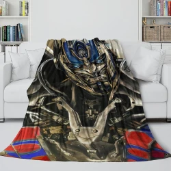 Transformers Optimus Prime 3D Printed Fleece Throw Blanket Soft Cozy Blanket for Couch Sofa Bed Office