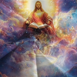 Dieu et Jésus Housse de Couette Imprimée 3D Douce 3 Pièces Literie Garçons Filles