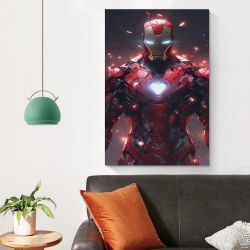 Avengers Iron Man Peinture sur toile sans cadre, impressions posters art mural pour déco maison chambre bureau
